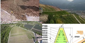 HOFBURGGARTEN BRIXEN, LANDFILL PFATTEN SOUTHERN FLANK, BACKFILLING WEINHOF, MERAN – LANDFILL AND PROTECTIVE BARRIER