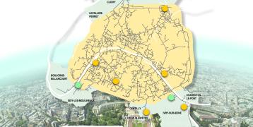 The City of Paris urban heating distribution network