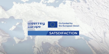 Interreg Logo over EU map 