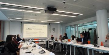 LE2C participation in LSM of the GreenGov project Silvia Brembati from Lombardy Energy Cleantech Cluster presenting the Repower Industries project during the local stakeholder meeting of the GreenGov project