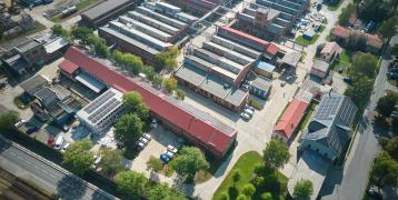 An aerial view on the Bochemie processing plant
