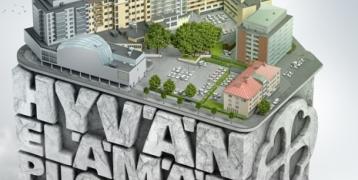 block, houses, area
