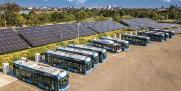 Public transport of city of Burgas.