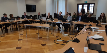 Environmental Investment Centre Estonia peer review participants seated