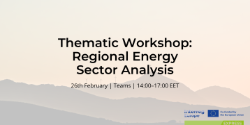 Thematic Workshop: Regional energy sector analysis