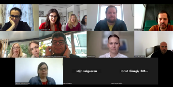 First online meeting of the project