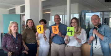 Number of submitted project applications in the first call 2022 Six Interreg Europe members showing number 134 of submitted applications in the first call for project proposals