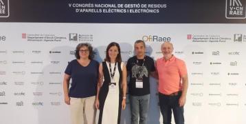 Government of Navarra and their stakeholders at the 5th National Congress on e-waste management