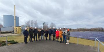 Stakeholders of Vidzeme Region in solar power plant - Energy Communities meeting in Latvia