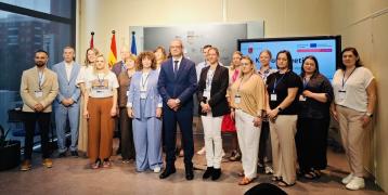 Minister of the Education of Murcia with LeadEx participants