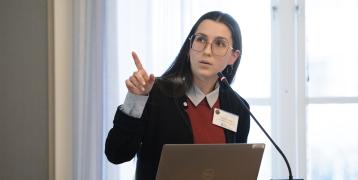 Silvia Brembati from Lombardy Energy Cleantech Cluster sharing the experience of the Lombardy cluster, presenting its structure, the Repower Industries project and other ongoing initiatives.