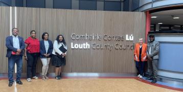 Collective image of stakeholders and Louth County Council staff.