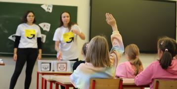 Lesson about responsible handling of municipal waste at the Friends of the Earth Primary School No. 8 in Gdansk