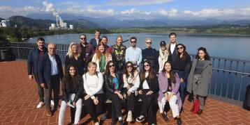 A photo of COMMIT partners taken during the project's inaugural seminar in Slovenia