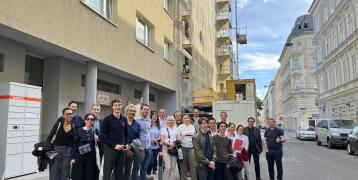 Group picture from study visit in Vienna 