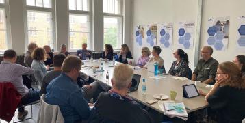 The UrbCitzenPower partners from Europe meet at the kick-off in Kiel. 