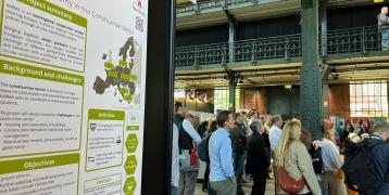 KARMA Poster at Building Green Hamburg 2024.