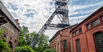 An industrial setting 