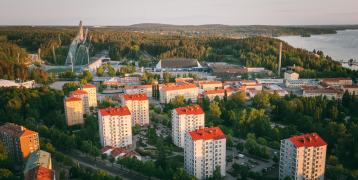 Lahti city landscape