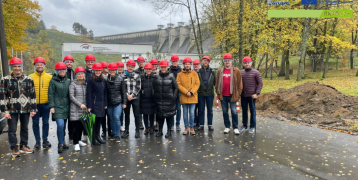 EXPRESS project partners in hydroelectric power plant in Solina