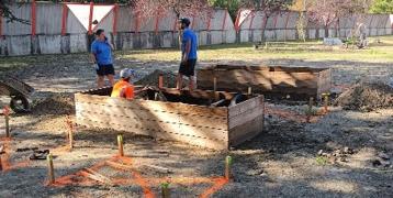 Restoration of a schoolyard in Albertville