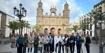 Partners at the second interregional thematic seminar in Las Palmas