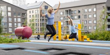 Kangas area facilities for living community