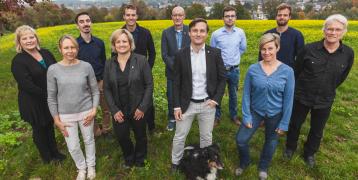 Employees of the Environment and Energy Agency Karlsruhe County 