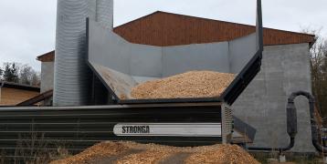 Woodchips dryer for pyrolysis and CHP at a Czech sawmill Equidomus