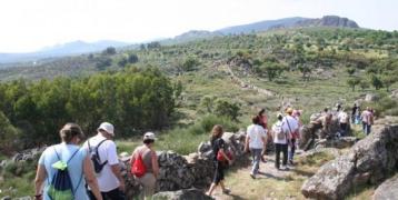 People walking in nature