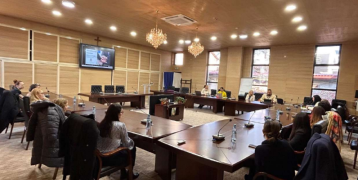 On this picture, you can see the project partners during the meeting.