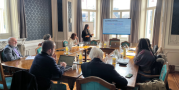 On this picture, you can see the project partners during a meeting.