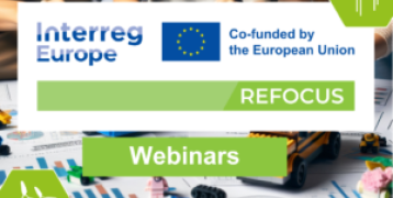 REFOCUS Webinar Series REFOCUS project logo in front of the REFOCUS project image and the label 'Webinars' beneath.
