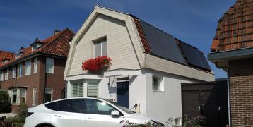 Car charging through solar energy collected by building Car charging through solar energy collected by building