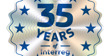 35 years of Interreg sticker