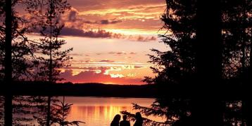 Sunset at Lake