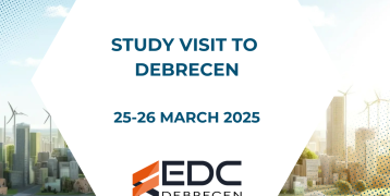 On this picture, you can see the poster of a study visit