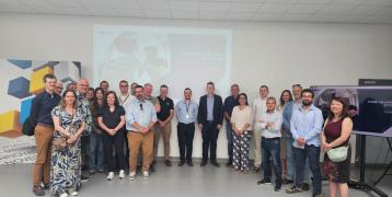 Group photo of the participants of the study visit