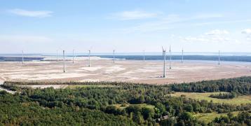 windpark windturbines mine restoration
