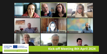 Print screen of the GreenSPAS kick-off Meeting Zoom Call