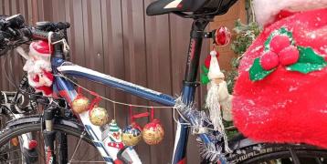 Santa's bicycle Promoting cycling during the Covid-19 pandemic