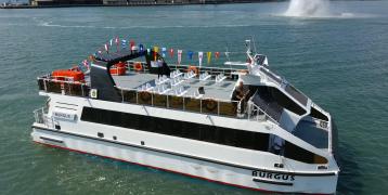 The Solar-Powered Tourist Catamaran "Burgus"