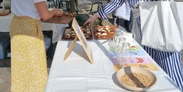 Culinary Institute by Vejle Erhverv distributes samples made from food waste leftovers