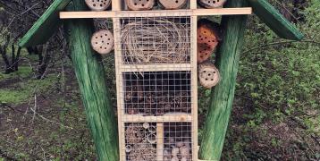 Insect hotel installed by the Green Office in the XII District The newest insect hotel installed by the Municipality of Hegyvidék