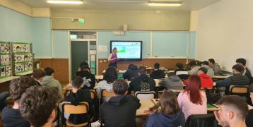 Students listening to ARRR during a lesson on RECs