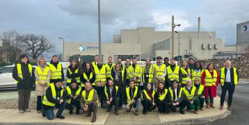Partners and stakeholders during the Study Visit at the Danone World Food Company in Wexford 