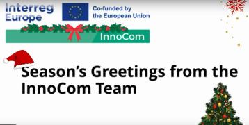 title card that says Season's greetings from the InnoCom team